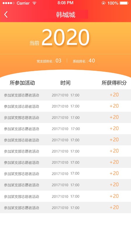 党建积分管理系统
